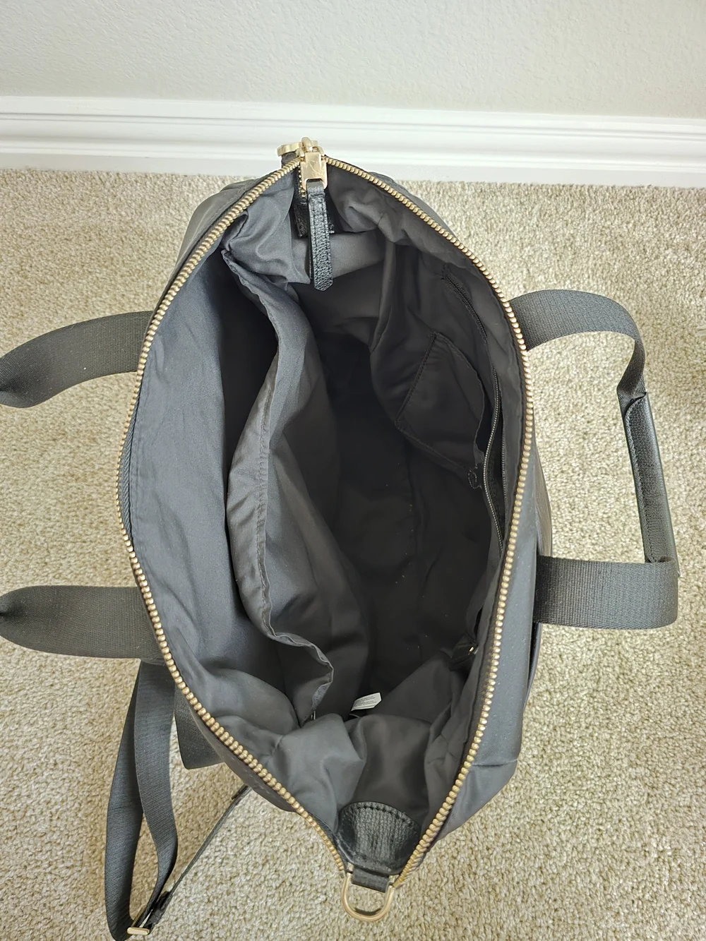 kate spade Black Nylon Convertible Backpack